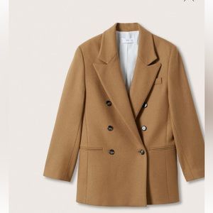 Mango Oversized woolen blazer